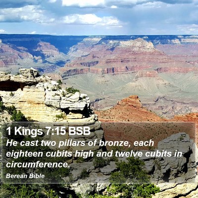 1 Kings 7:15 BSB Bible Verse Image