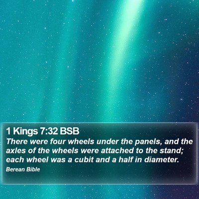 1 Kings 7:32 BSB Bible Verse Image