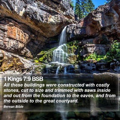 1 Kings 7:9 BSB Bible Verse Image
