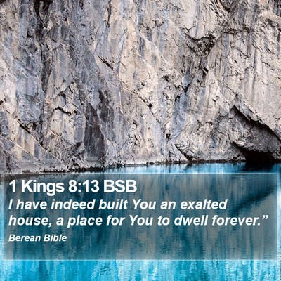 1 Kings 8:13 BSB Bible Verse Image