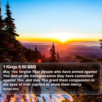 1 Kings 8:50 BSB Bible Verse Image