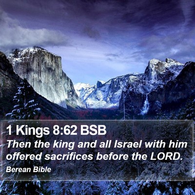 1 Kings 8:62 BSB Bible Verse Image