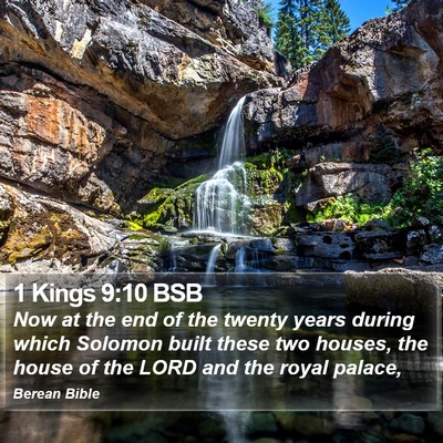 1 Kings 9:10 BSB Bible Verse Image