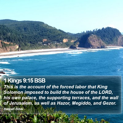 1 Kings 9:15 BSB Bible Verse Image