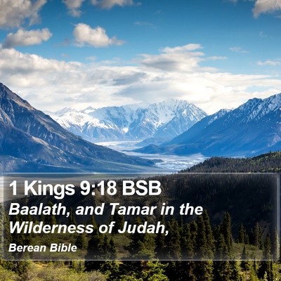 1 Kings 9:18 BSB Bible Verse Image