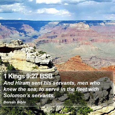 1 Kings 9:27 BSB Bible Verse Image