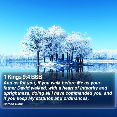 1 Kings 9:4 BSB Bible Verse Image