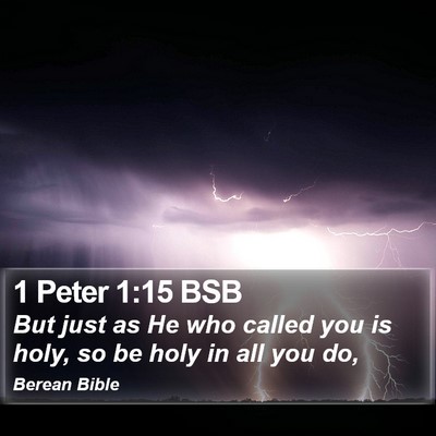 1 Peter 1:15 BSB Bible Verse Image