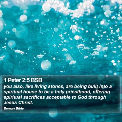 1 Peter 2:5 BSB Bible Verse Image