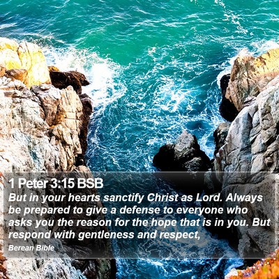 1 Peter 3:15 BSB Bible Verse Image