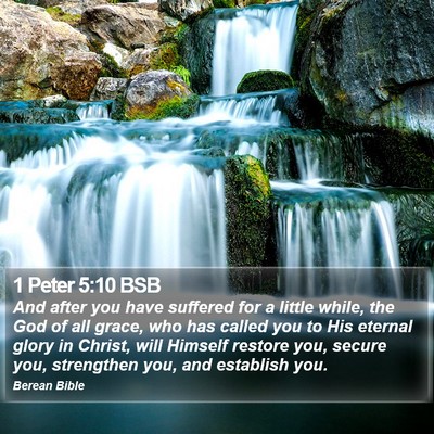1 Peter 5:10 BSB Bible Verse Image