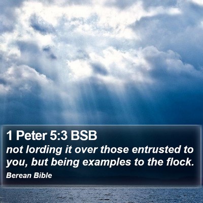 1 Peter 5:3 BSB Bible Verse Image
