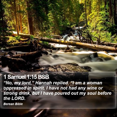 1 Samuel 1:15 BSB Bible Verse Image