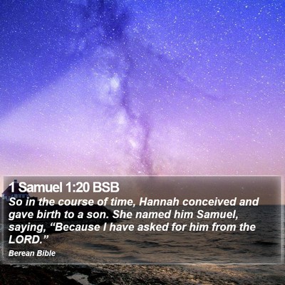 1 Samuel 1:20 BSB Bible Verse Image