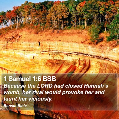 1 Samuel 1:6 BSB Bible Verse Image