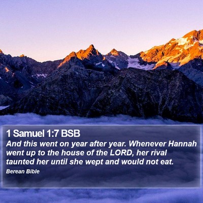 1 Samuel 1:7 BSB Bible Verse Image