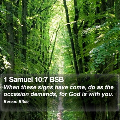 1 Samuel 10:7 BSB Bible Verse Image