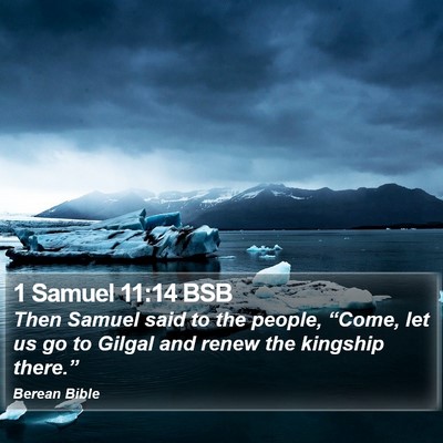 1 Samuel 11:14 BSB Bible Verse Image