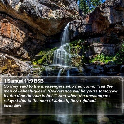 1 Samuel 11:9 BSB Bible Verse Image
