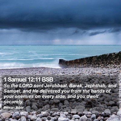 1 Samuel 12:11 BSB Bible Verse Image