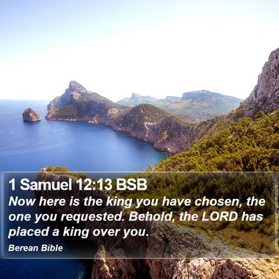 1 Samuel 12:13 BSB Bible Verse Image