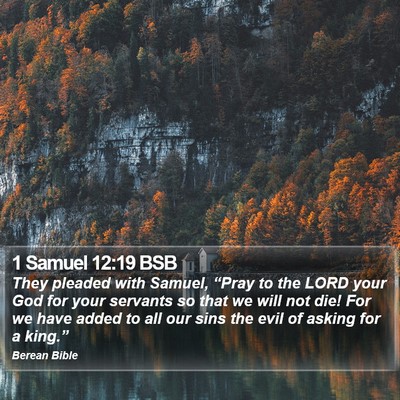 1 Samuel 12:19 BSB Bible Verse Image