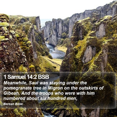 1 Samuel 14:2 BSB Bible Verse Image