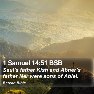 1 Samuel 14:51 BSB Bible Verse Image