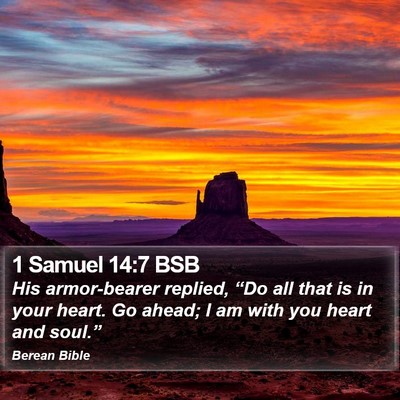 1 Samuel 14:7 BSB Bible Verse Image