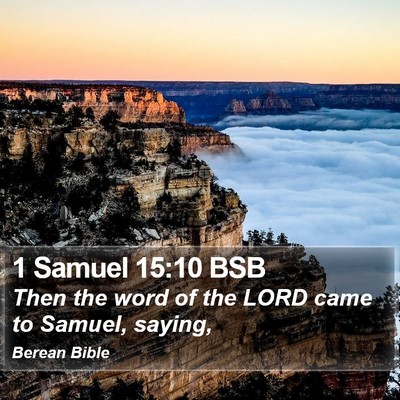 1 Samuel 15:10 BSB Bible Verse Image