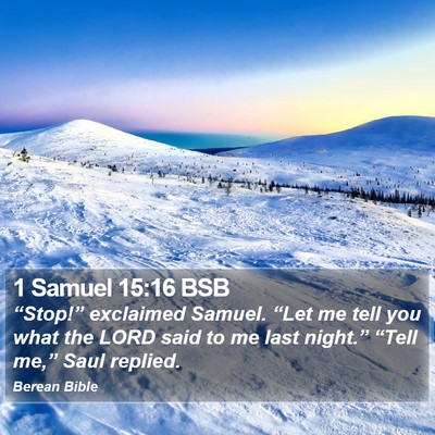 1 Samuel 15:16 BSB Bible Verse Image