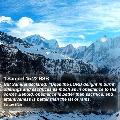 1 Samuel 15:22 BSB Bible Verse Image