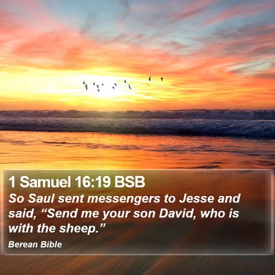 1 Samuel 16:19 BSB Bible Verse Image