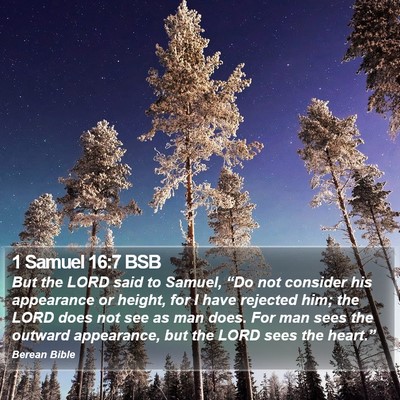 1 Samuel 16:7 BSB Bible Verse Image