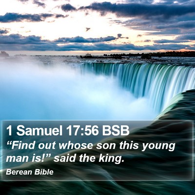 1 Samuel 17:56 BSB Bible Verse Image