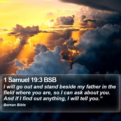1 Samuel 19:3 BSB Bible Verse Image