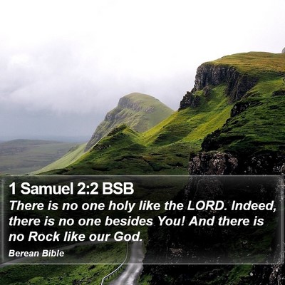 1 Samuel 2:2 BSB Bible Verse Image