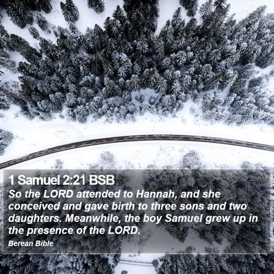 1 Samuel 2:21 BSB Bible Verse Image