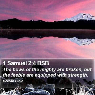 1 Samuel 2:4 BSB Bible Verse Image