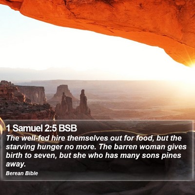 1 Samuel 2:5 BSB Bible Verse Image