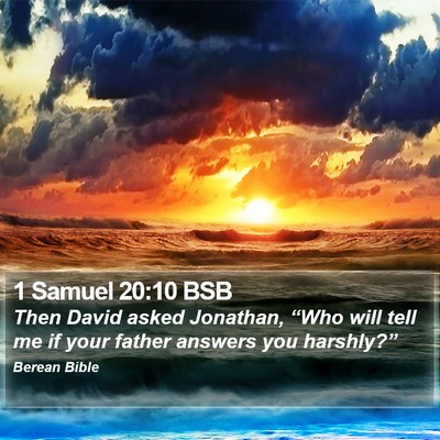 1 Samuel 20:10 BSB Bible Verse Image