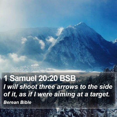 1 Samuel 20:20 BSB Bible Verse Image