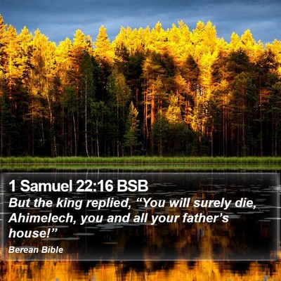 1 Samuel 22:16 BSB Bible Verse Image
