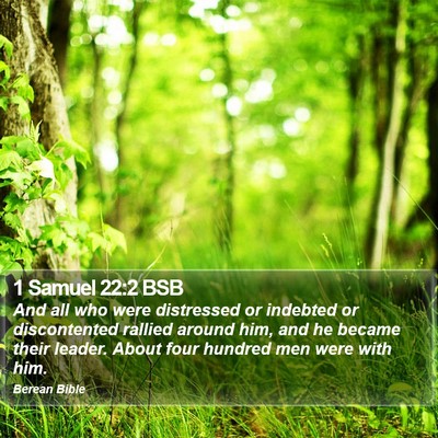 1 Samuel 22:2 BSB Bible Verse Image