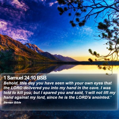 1 Samuel 24:10 BSB Bible Verse Image