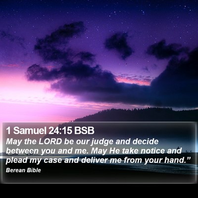 1 Samuel 24:15 BSB Bible Verse Image