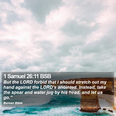 1 Samuel 26:11 BSB Bible Verse Image