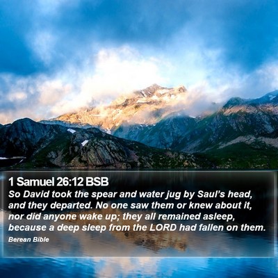 1 Samuel 26:12 BSB Bible Verse Image
