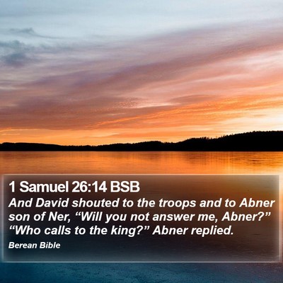 1 Samuel 26:14 BSB Bible Verse Image