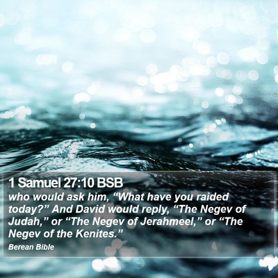 1 Samuel 27:10 BSB Bible Verse Image